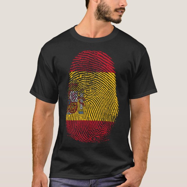 Finger Print - Spain T-Shirt (Front)