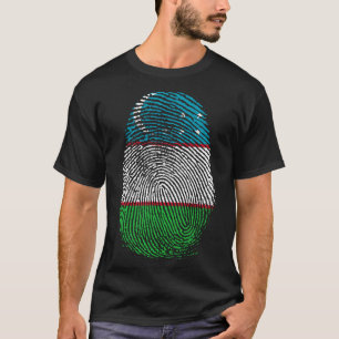 Finger Print - Uzbekistan T-Shirt