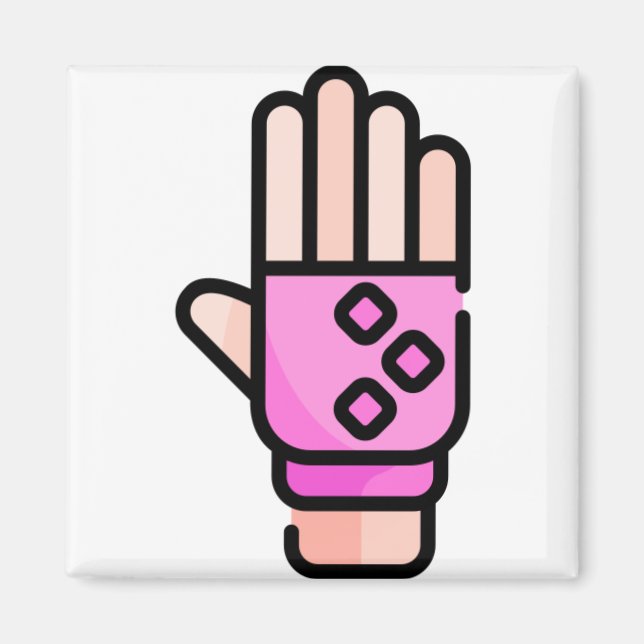 Fingerless Gloves Magnet (Front)