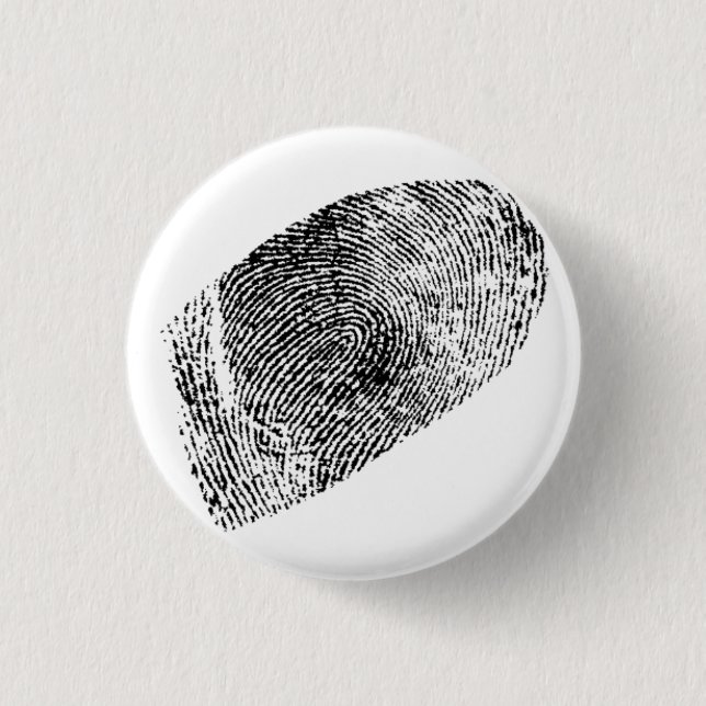 Fingerprint 3 Cm Round Badge (Front)