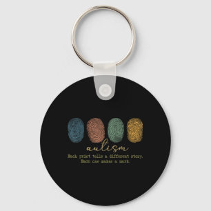 Fingerprint Au Each Print Tells A Different Story Key Ring