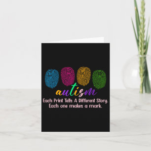 Fingerprint Autism Shirt1 Card