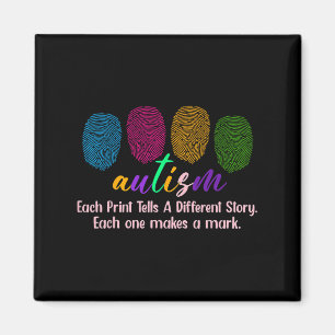 Fingerprint Autism Shirt1 Magnet