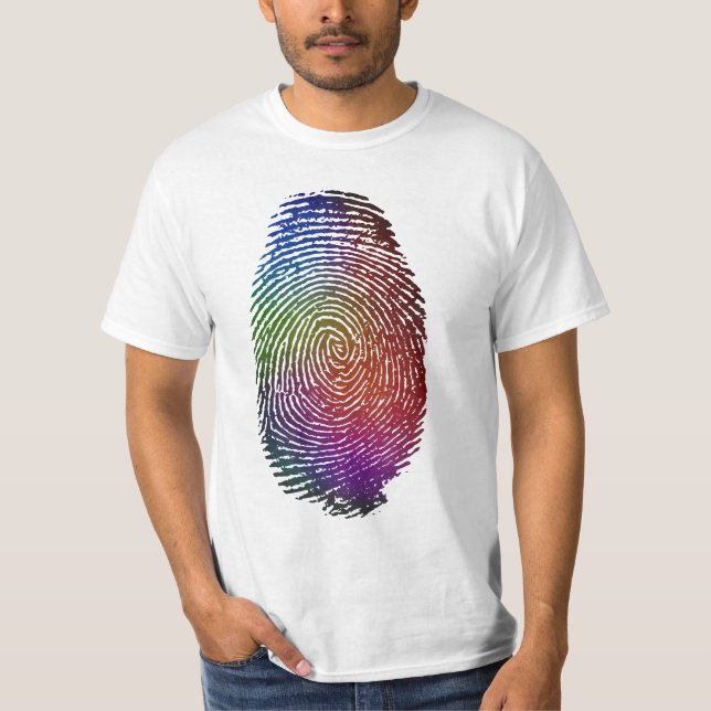 Fingerprint Colour T-Shirt (Front)