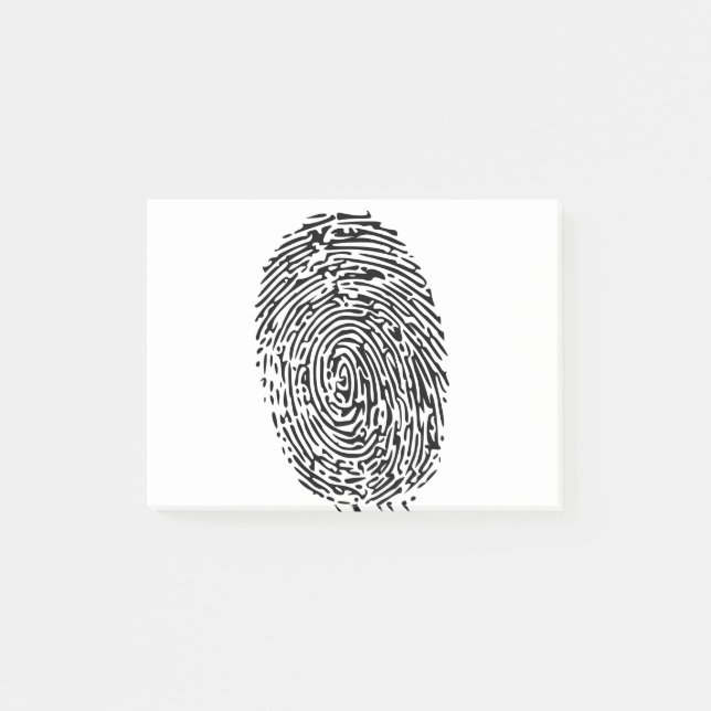 Fingerprint design post-it notes (Front)