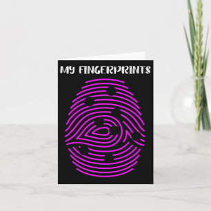 Fingerprint Fun T1d Type 1 Diabetes Awareness Wome Card