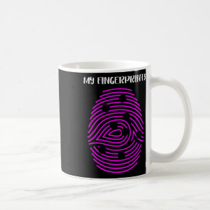 Fingerprint Fun T1d Type 1 Diabetes Awareness Wome Coffee Mug