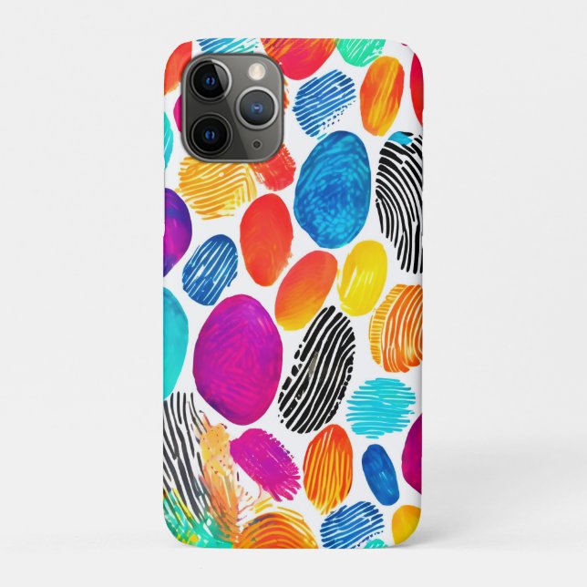 Fingerprint Fusion Art Case-Mate iPhone Case (Back)