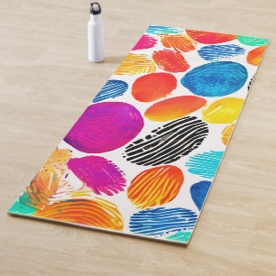 Fingerprint Fusion Art Yoga Mat