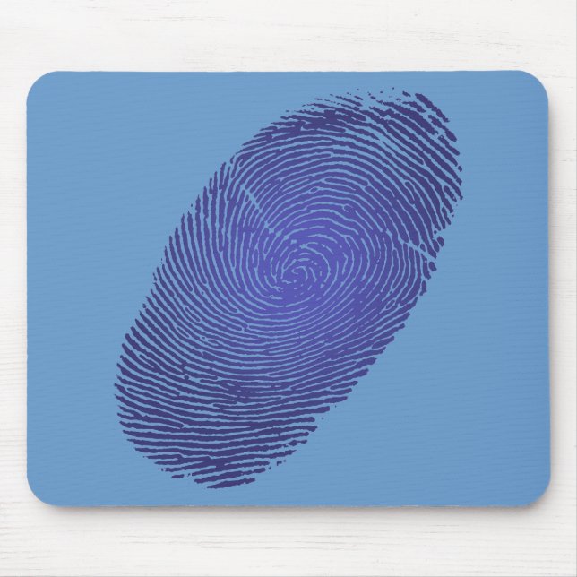 Fingerprint Graphic Mouse Pad (Front)