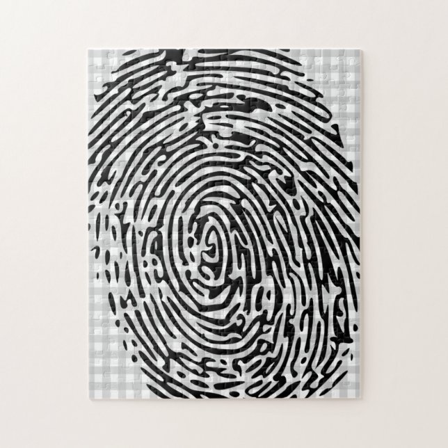 Fingerprint Jigsaw Puzzle (Vertical)