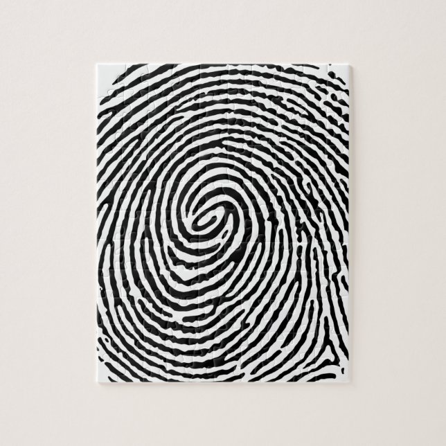 Fingerprint Jigsaw Puzzle (Vertical)