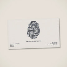 Fingerprint - Minimalist Private Investigator