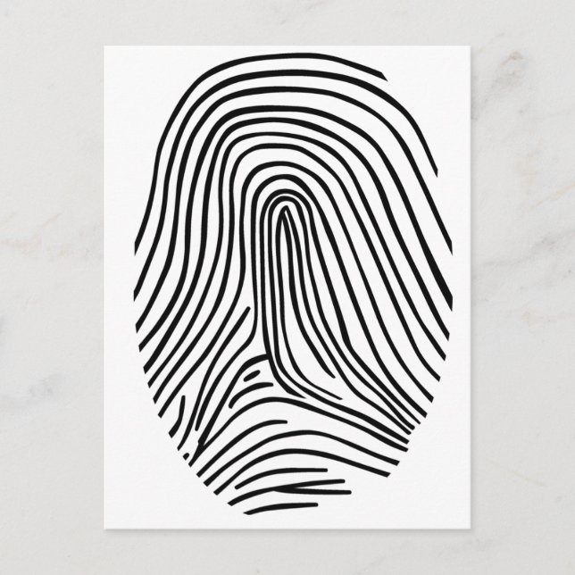 Fingerprint Postcard (Front)