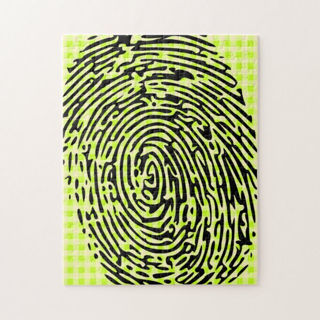 Fingerprint Puzzle (Vertical)