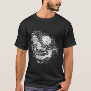 Fingerprint skull T-Shirt
