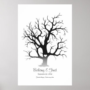 Fingerprint Tree 40"x60" Poster