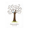 Fingerprint Tree (Heartastic Dark Brown) Poster