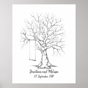 Fingerprint Tree, Thumbprint Tree, Guest Book