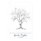 fingerprint wedding guest book tree hand drawn