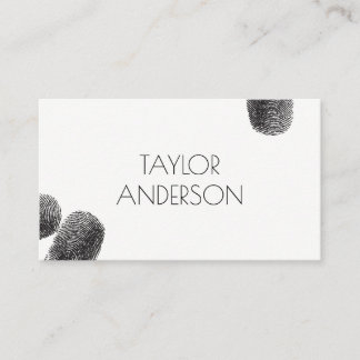 Fingerprints / Artistic Business Card