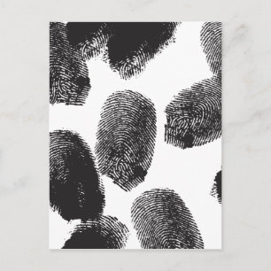 Fingerprints Postcard