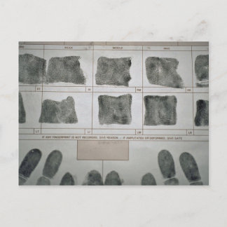 Fingerprints Postcard