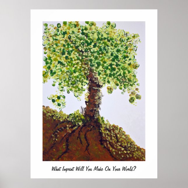 Fingerprints Tree Poster (Front)