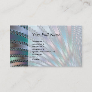 Fingers Fractal Art Business Card