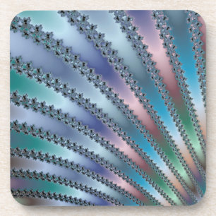 Fingers Fractal Art Coaster