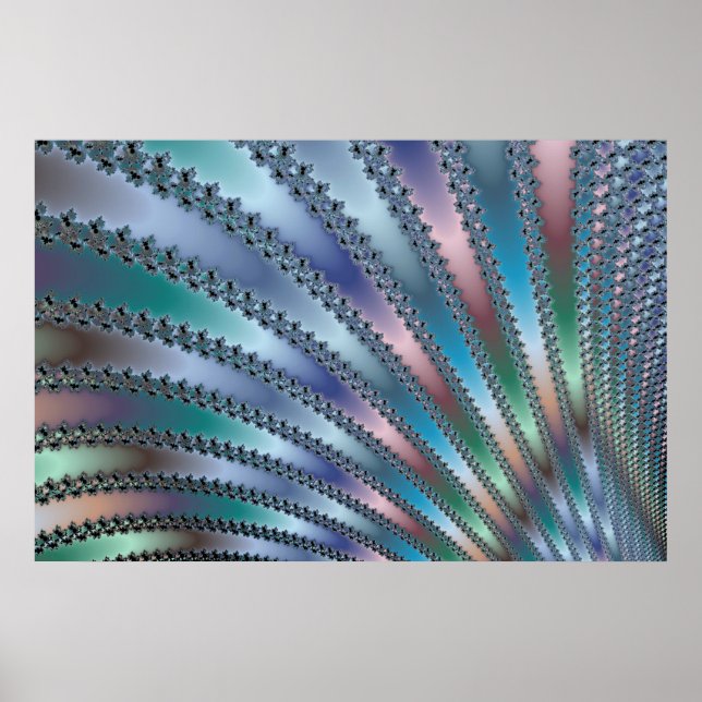 Fingers Fractal Art Poster (Front)