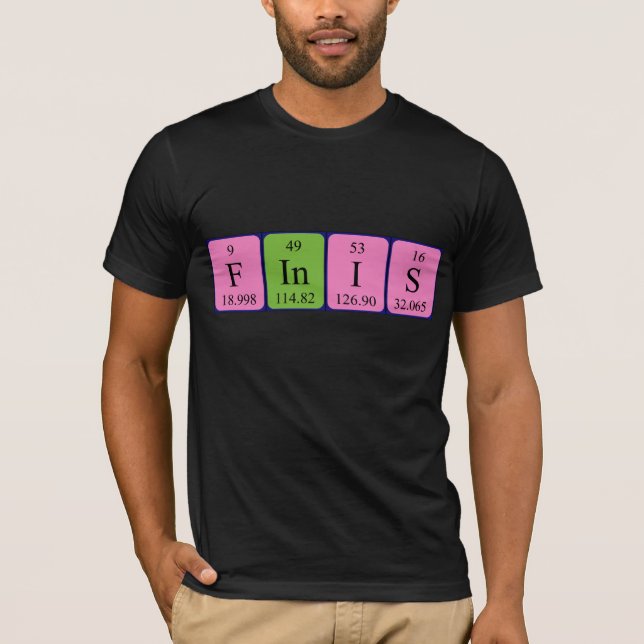 Finis periodic table name shirt (Front)