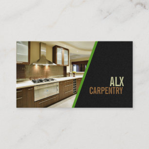 Finish Carpentry, Mill Work, Construction Business Card