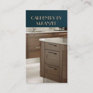 Finish Carpentry, Mill work, Wood, Construction Business Card