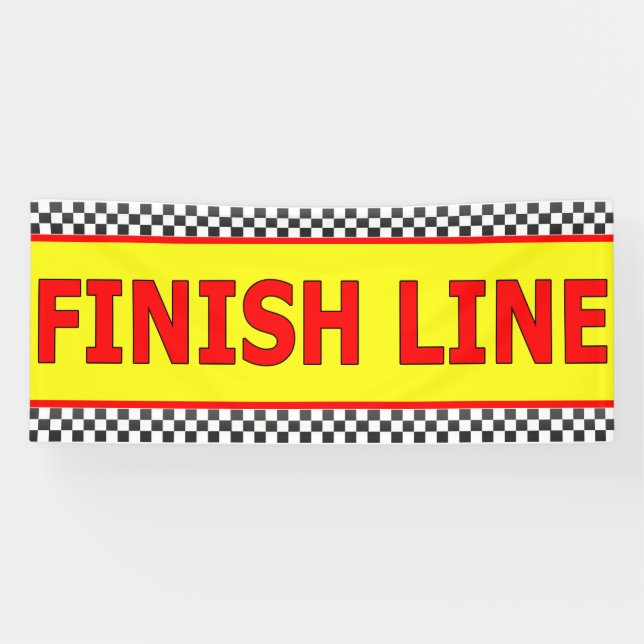Finish Line Banner (Horizontal)