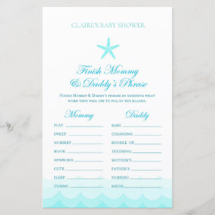 Finish Mum & Dad Phrase - Baby Shower Game