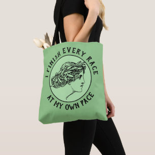 Finish Pace Tote Bag