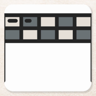 finish square paper coaster