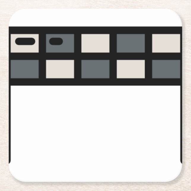 finish square paper coaster (Front)