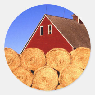 Finished Harvest Classic Round Sticker