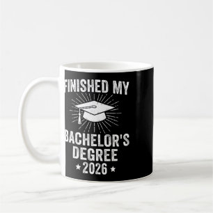 Finished My Chelors Degree 2026 Graduation Premium Coffee Mug