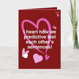 FINISHING EACH OTHER'S SENTENCES by Jeff Willis Thank You Card