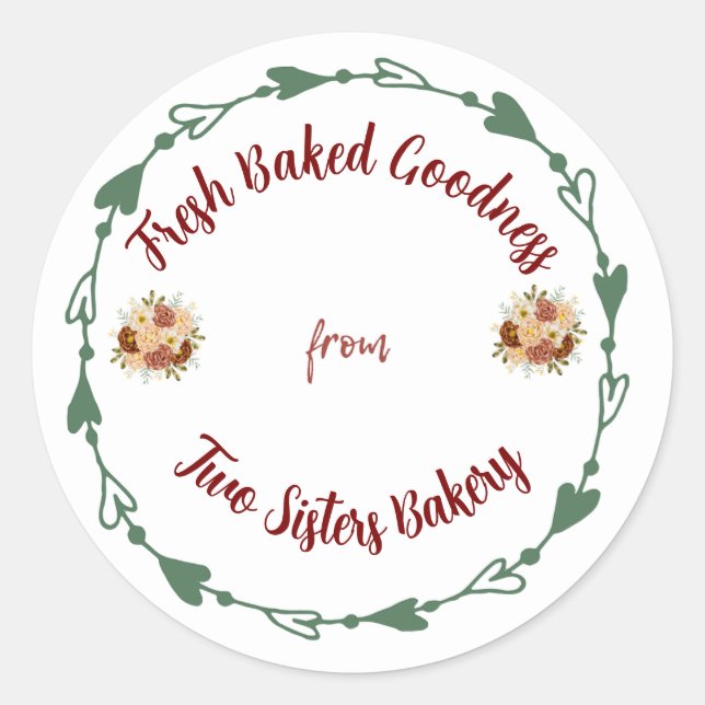 Finishing Touch Classic Round Sticker (Front)