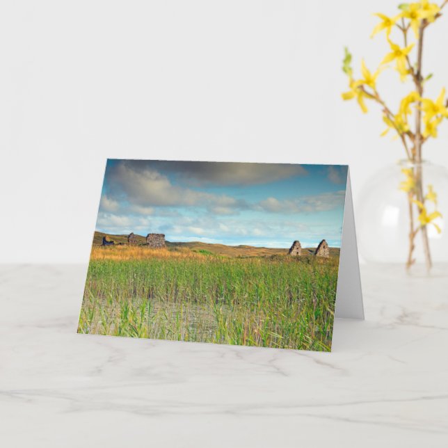 Finlaggan, Islay, Scotland Card (Yellow Flower)