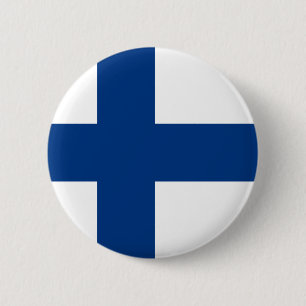 finland 6 cm round badge