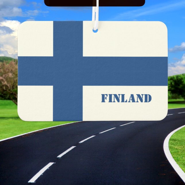 Finland air freshener, car fresh, Finnish Flag Car Air Freshener (Creator Uploaded)