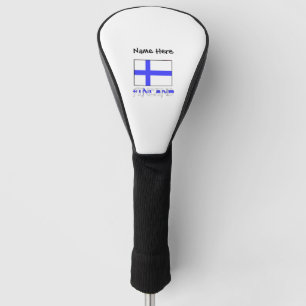 Finland and Finnish Flag Personalised Golf Head Cover