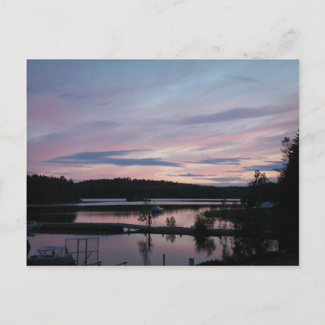 Finland at Sunset Postcard (Front)