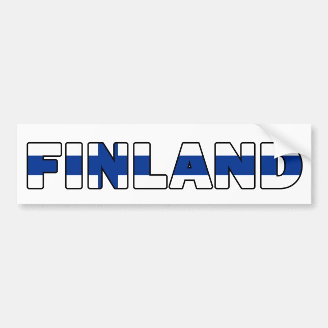 Finland Bumper Sticker (Front)