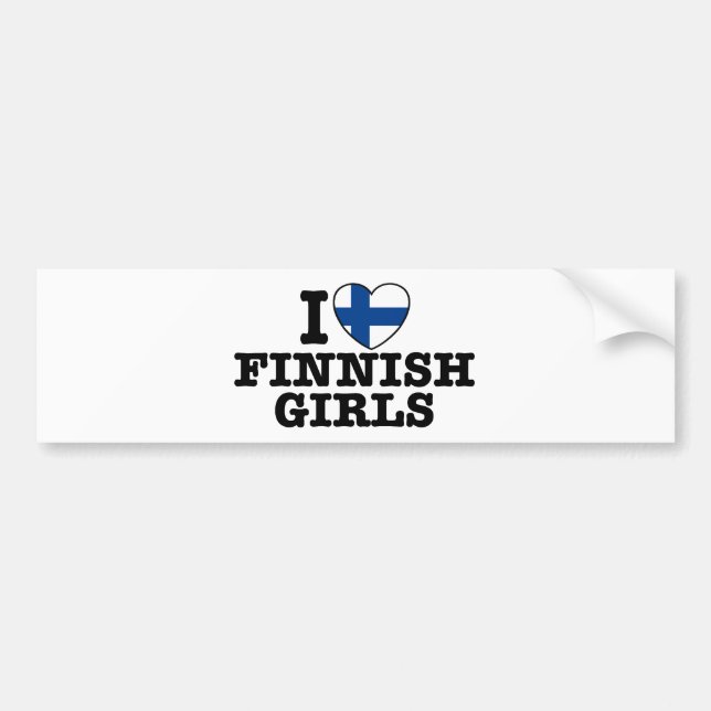 Finland Bumper Sticker (Front)